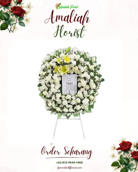 Krans Bunga Duka Maja Selatan